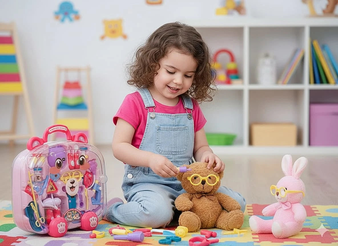 Cute Bear Doctor Set