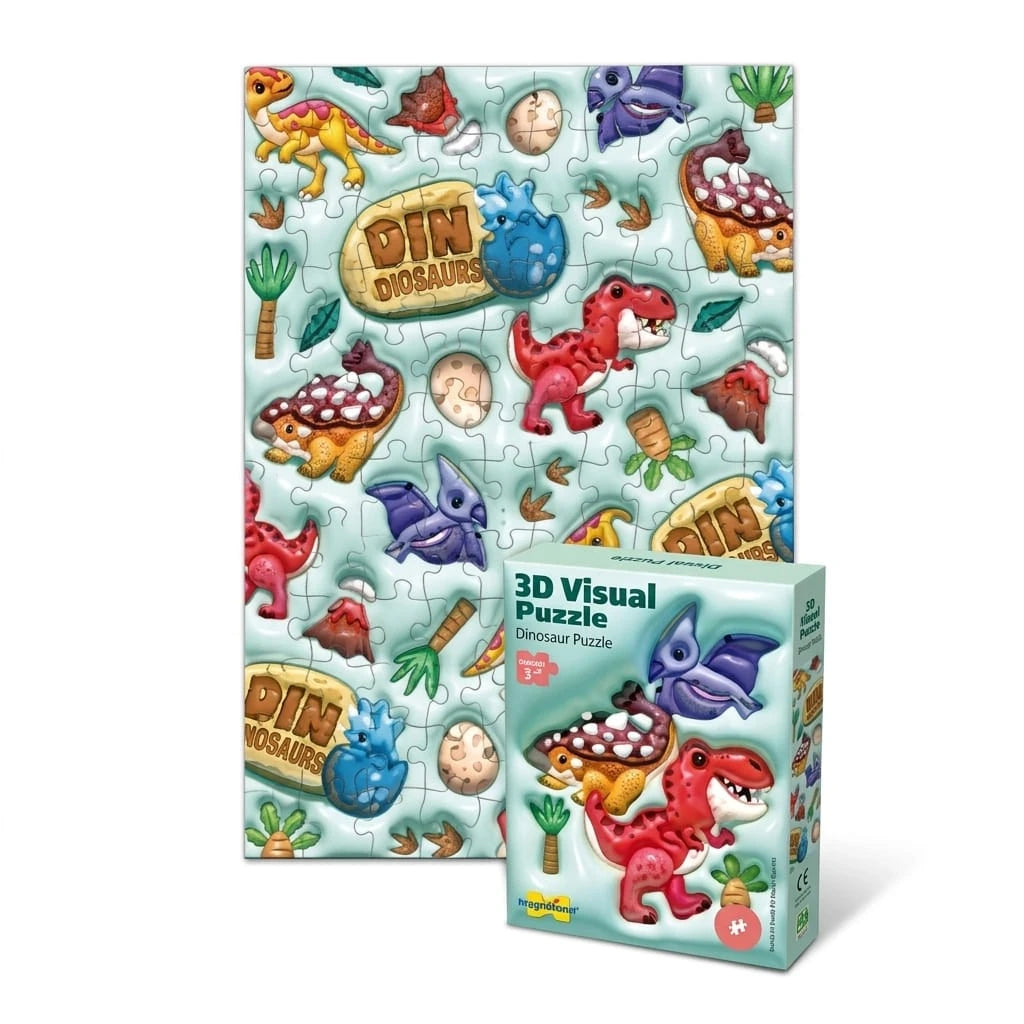 Dinosaur 3D Visual Puzzle