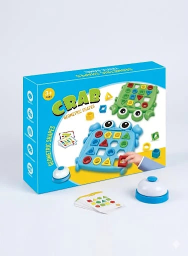 Crab Geometric Shapes Game