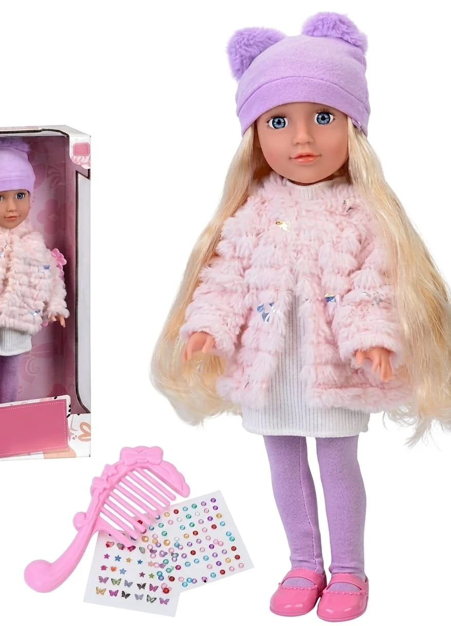 Fashion Doll with Pink Coat