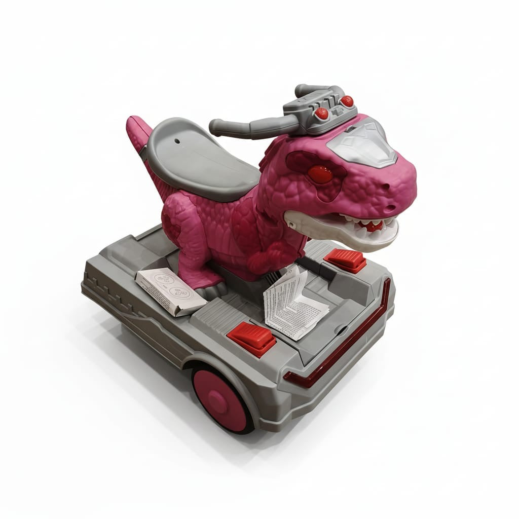 Pink Dinosaur Ride-On