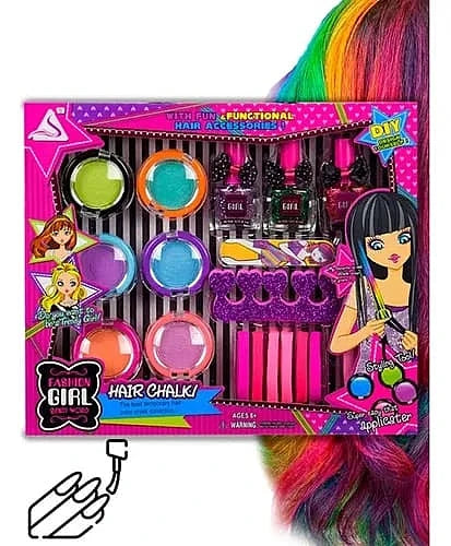 Fashion Girl Hair Chalk