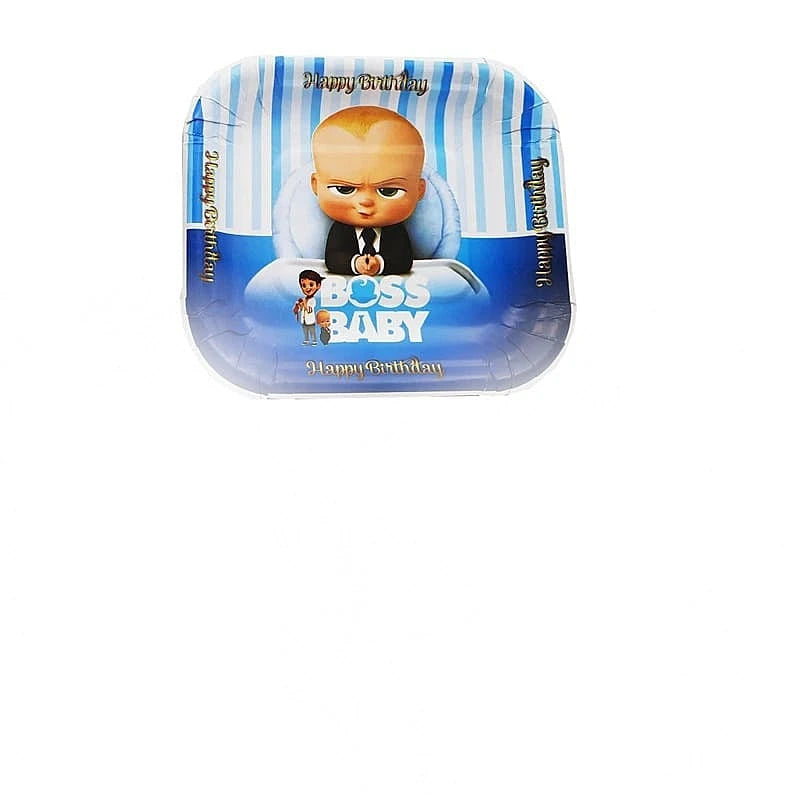 Boss Baby Birthday Plates