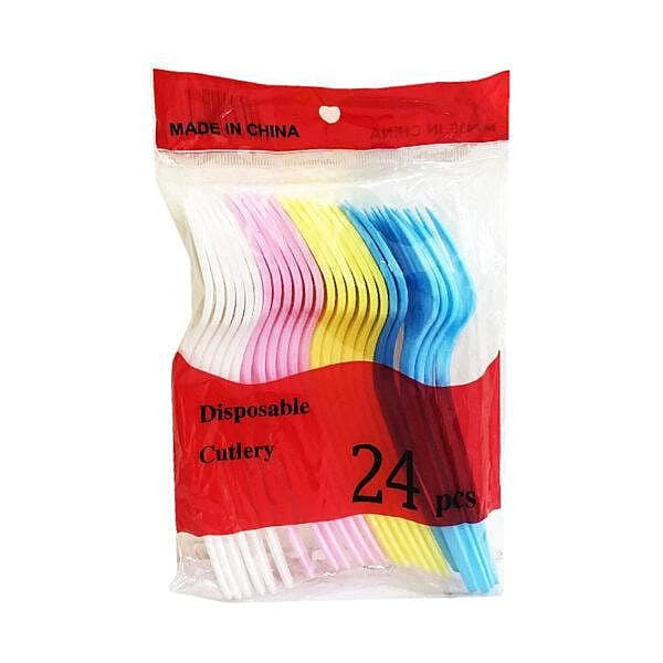 Colorful Party Forks