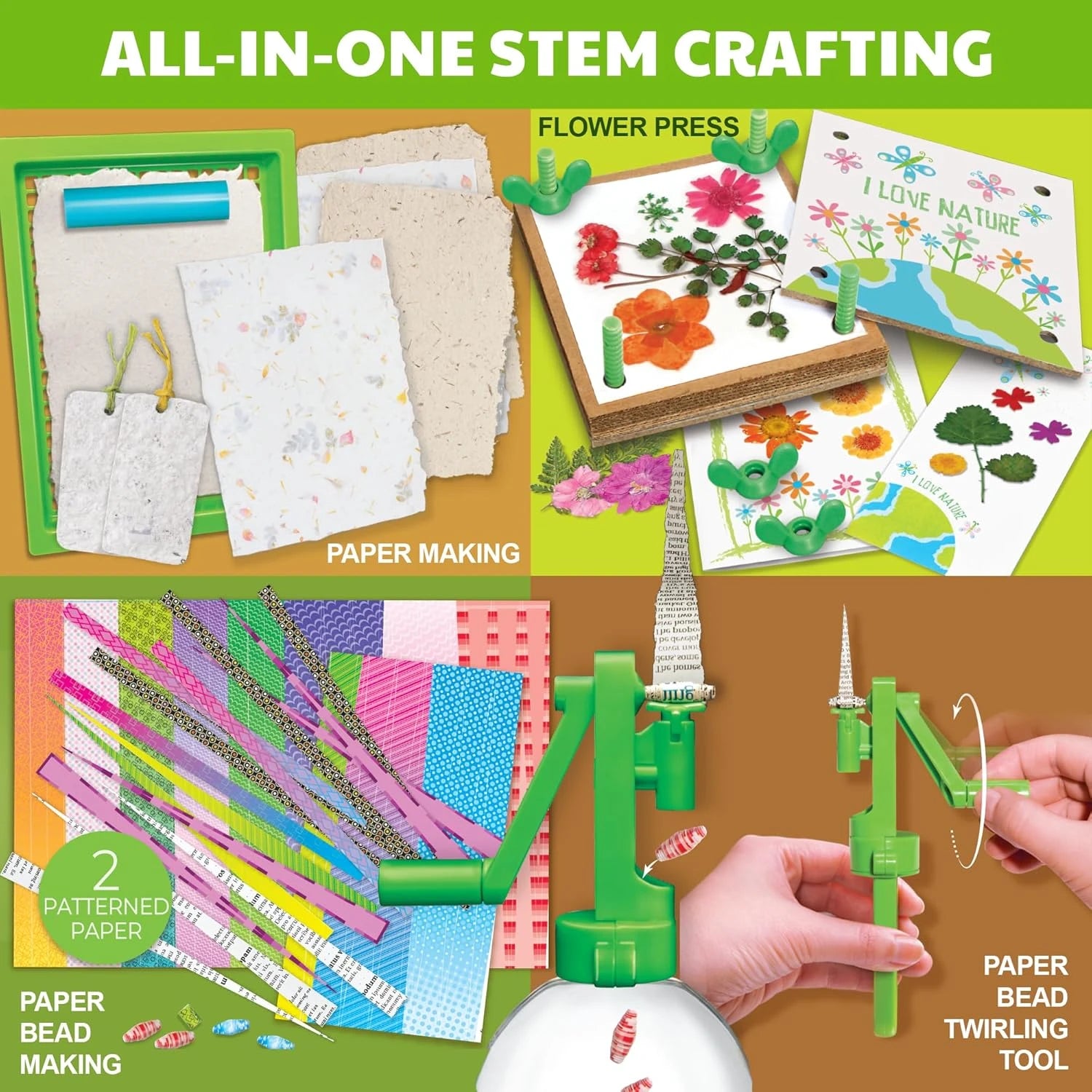 STEAM Green Paper Craft