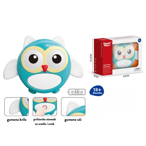 Light Music Owl Rattle