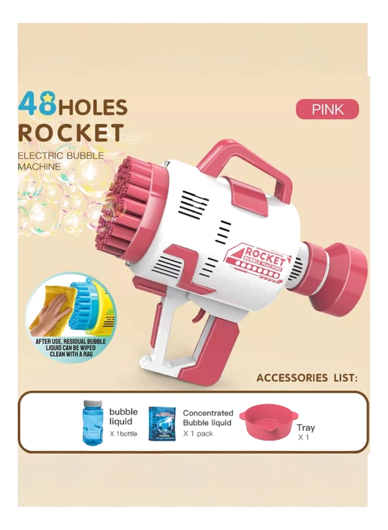 Rocket Bubble Machine