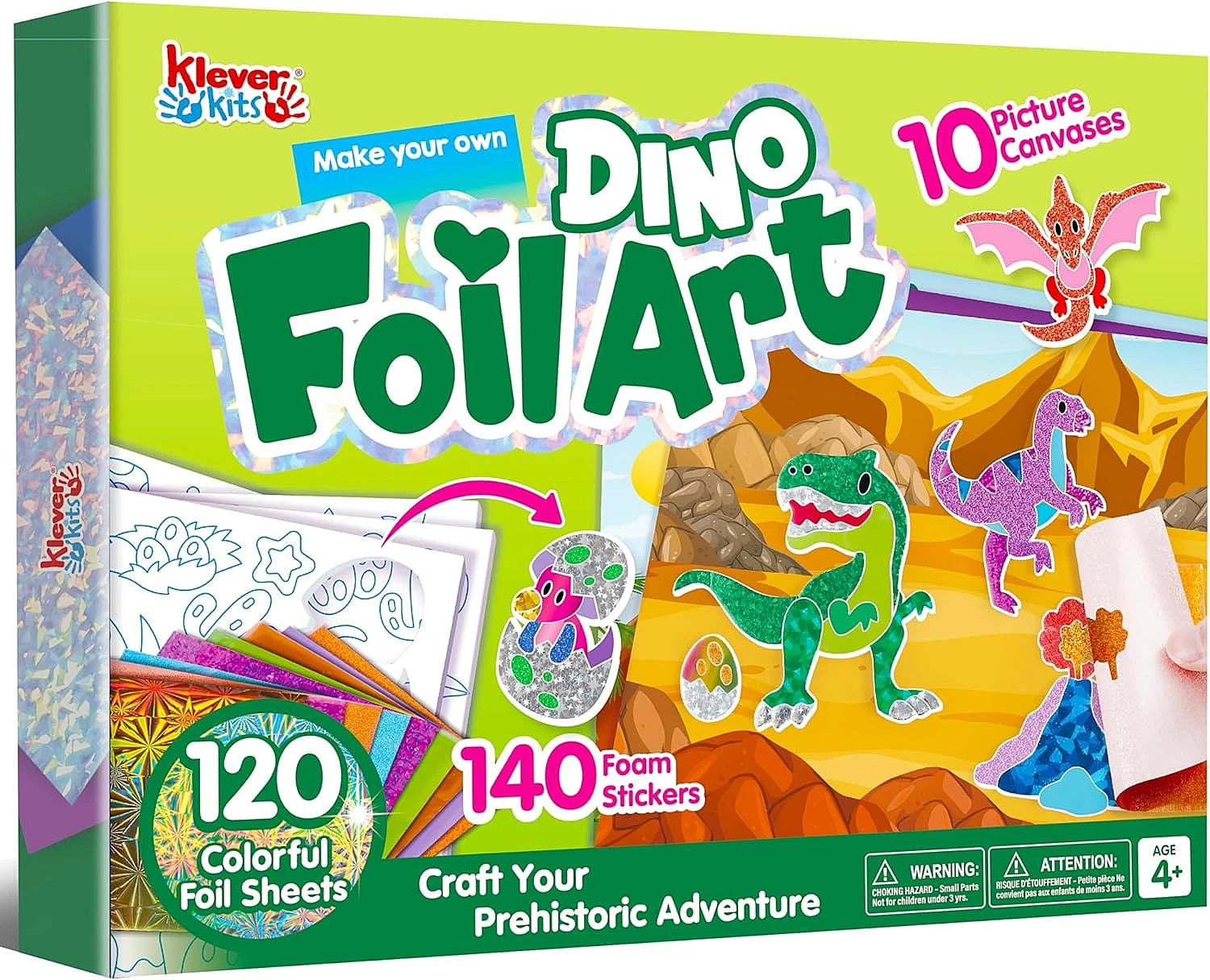 Dino Foil Art Kit