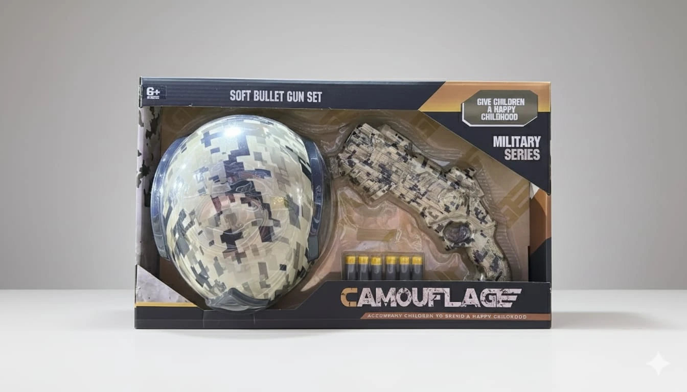 Camouflage Soft Bullet Set