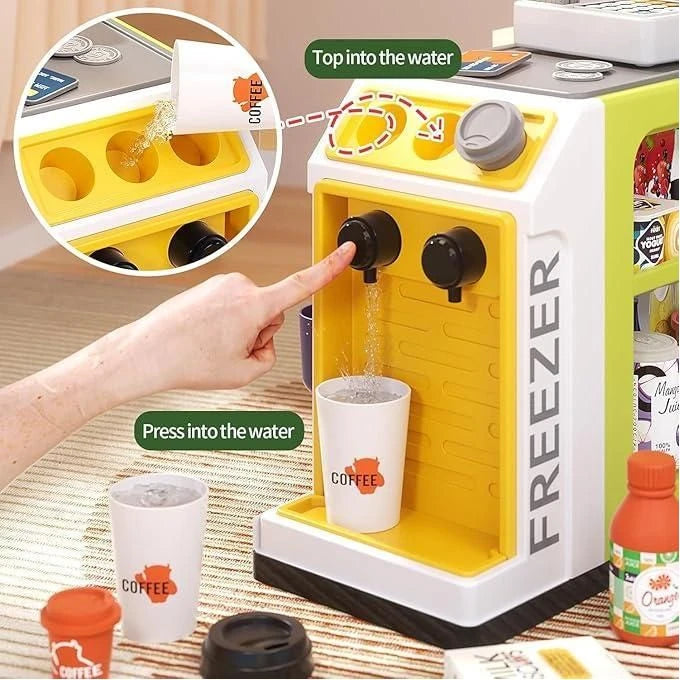 Multifunction Play House Cashier Coffee Set