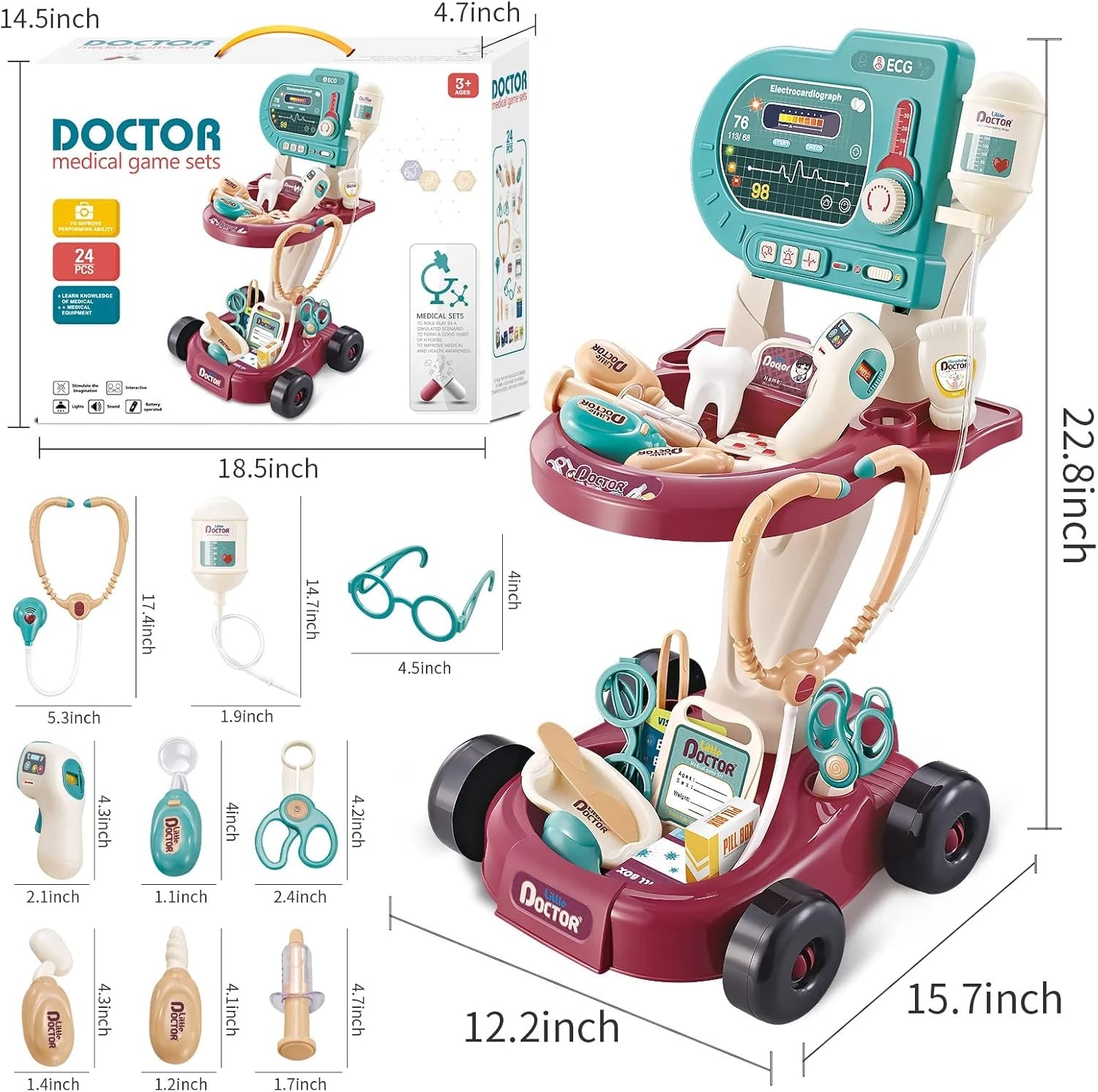 Little Doctor Medical Cart