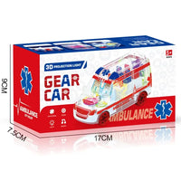 3D Projection Ambulance Car