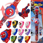 Digital Kids Watch with -Theme, Round Plastic Case,