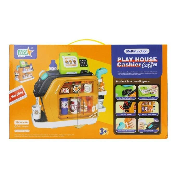 Multifunction Play House Cashier Coffee Set