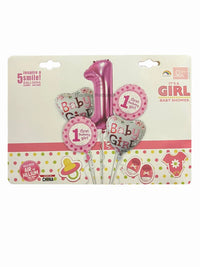 Baby Girl Balloon Set