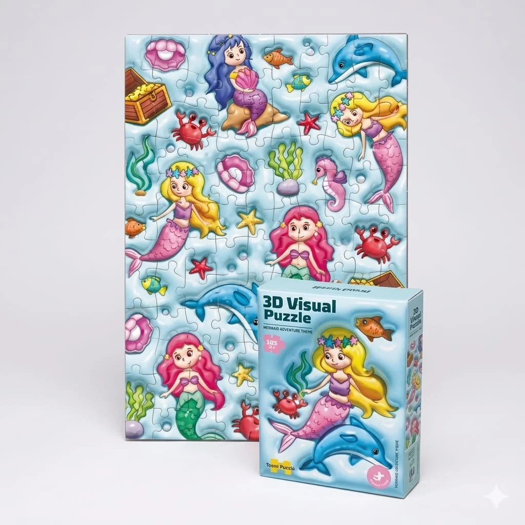 Mermaid Adventure 3D Puzzle