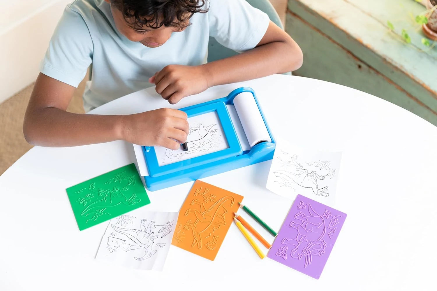 Dinosaur Rub Art Studio