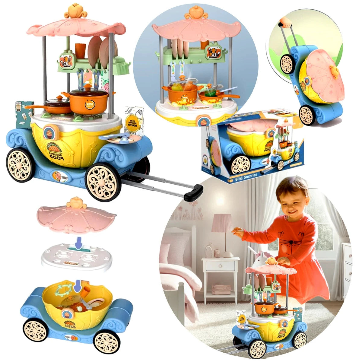 6in1 Surprise Dining Car