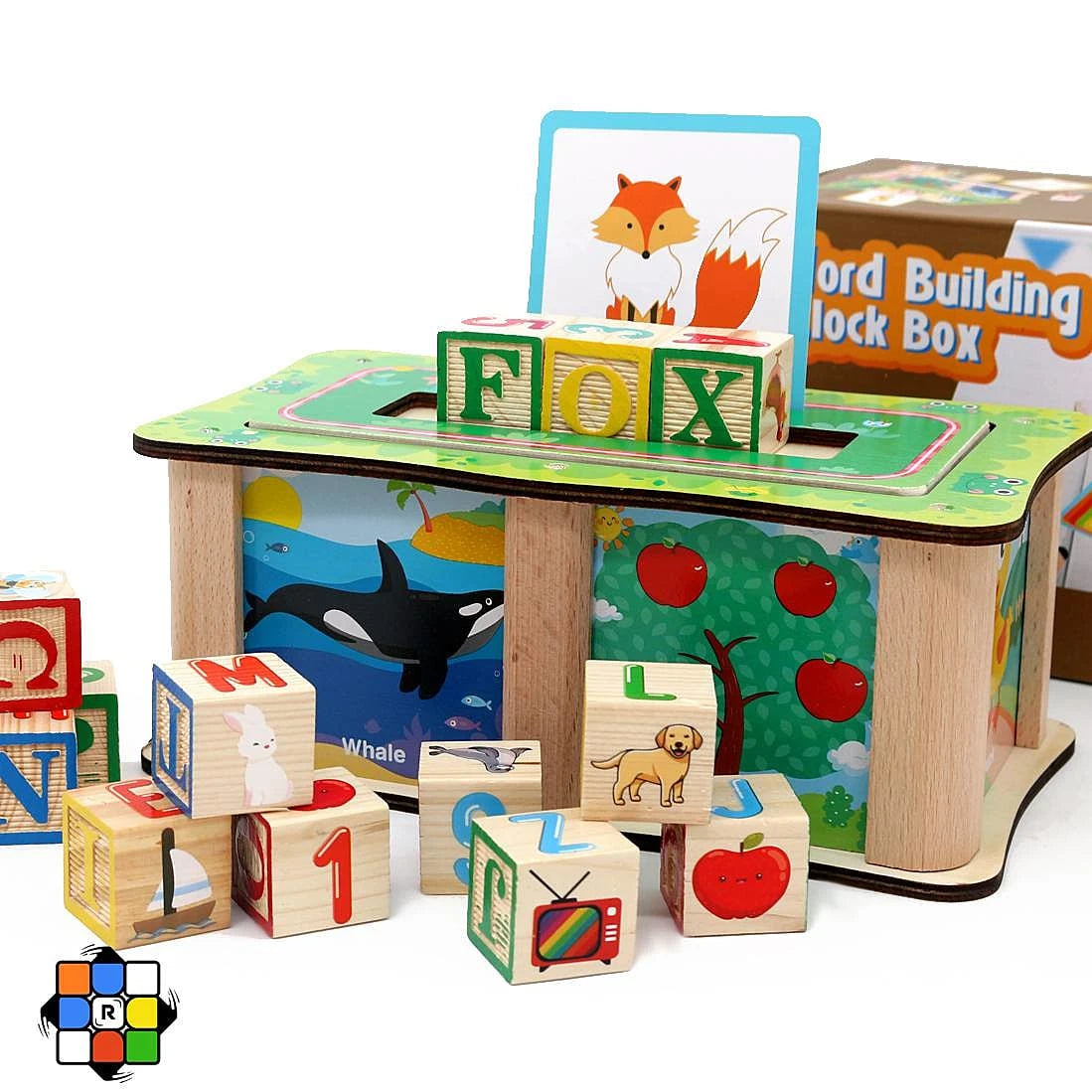 Word Building Block Box