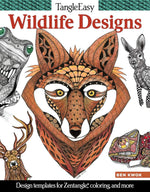 TangleEasy Wildlife Designs Coloring Book