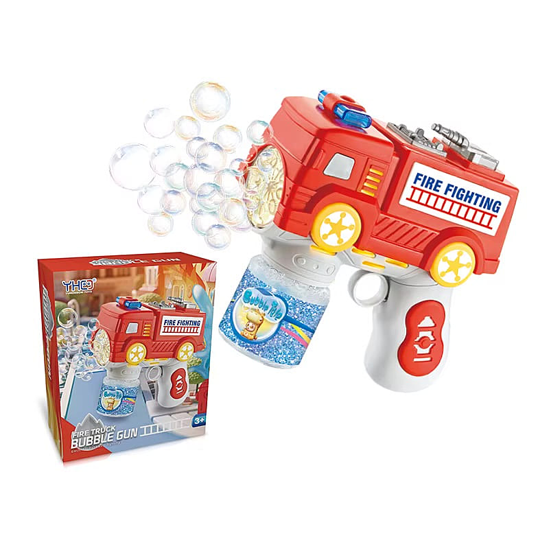 Fire Truck Bubble Gun