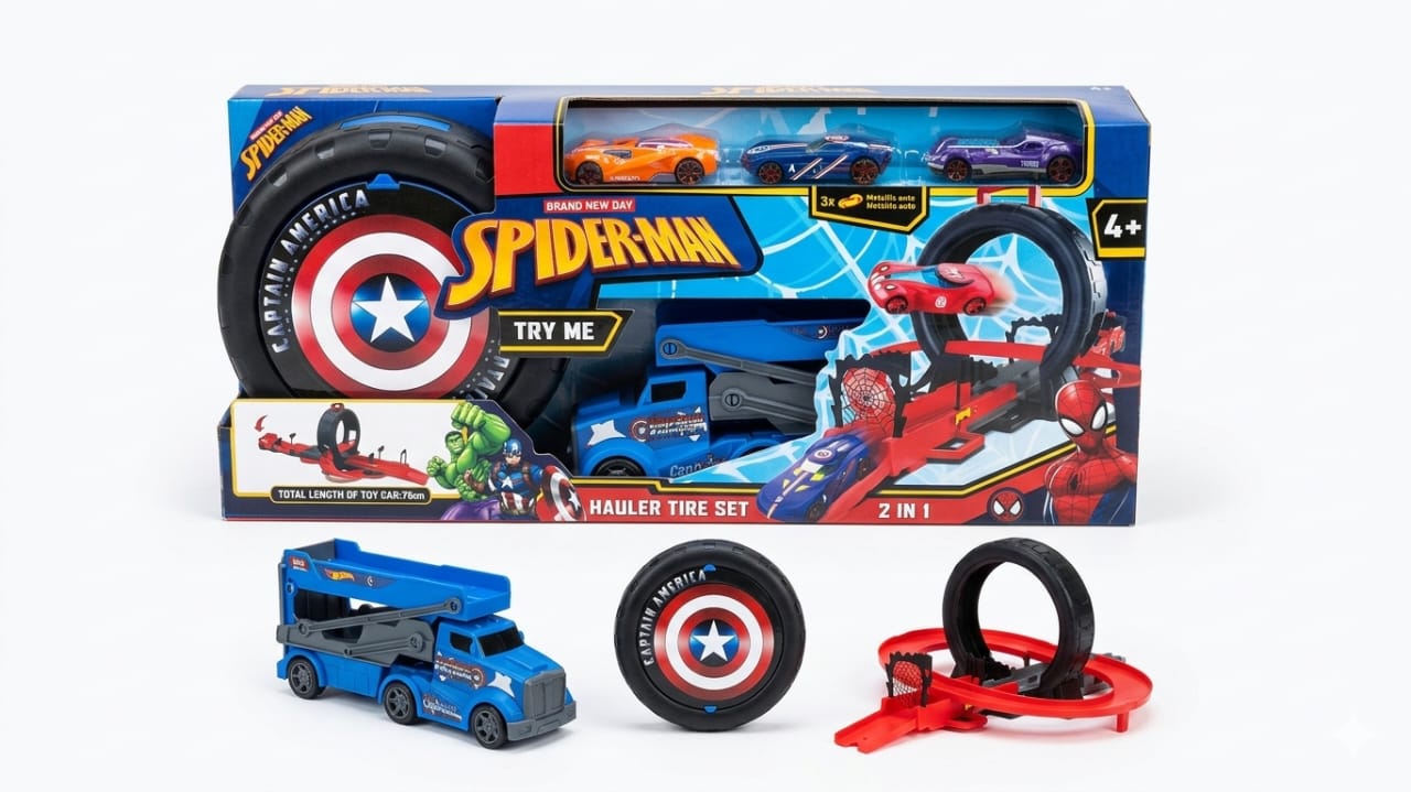 Spider-Man Hauler Tire Set