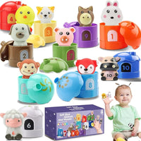 Soft Glue Animal Playset