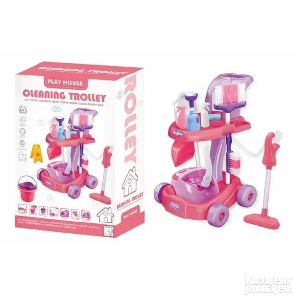 Cleaning Trolley Play Set