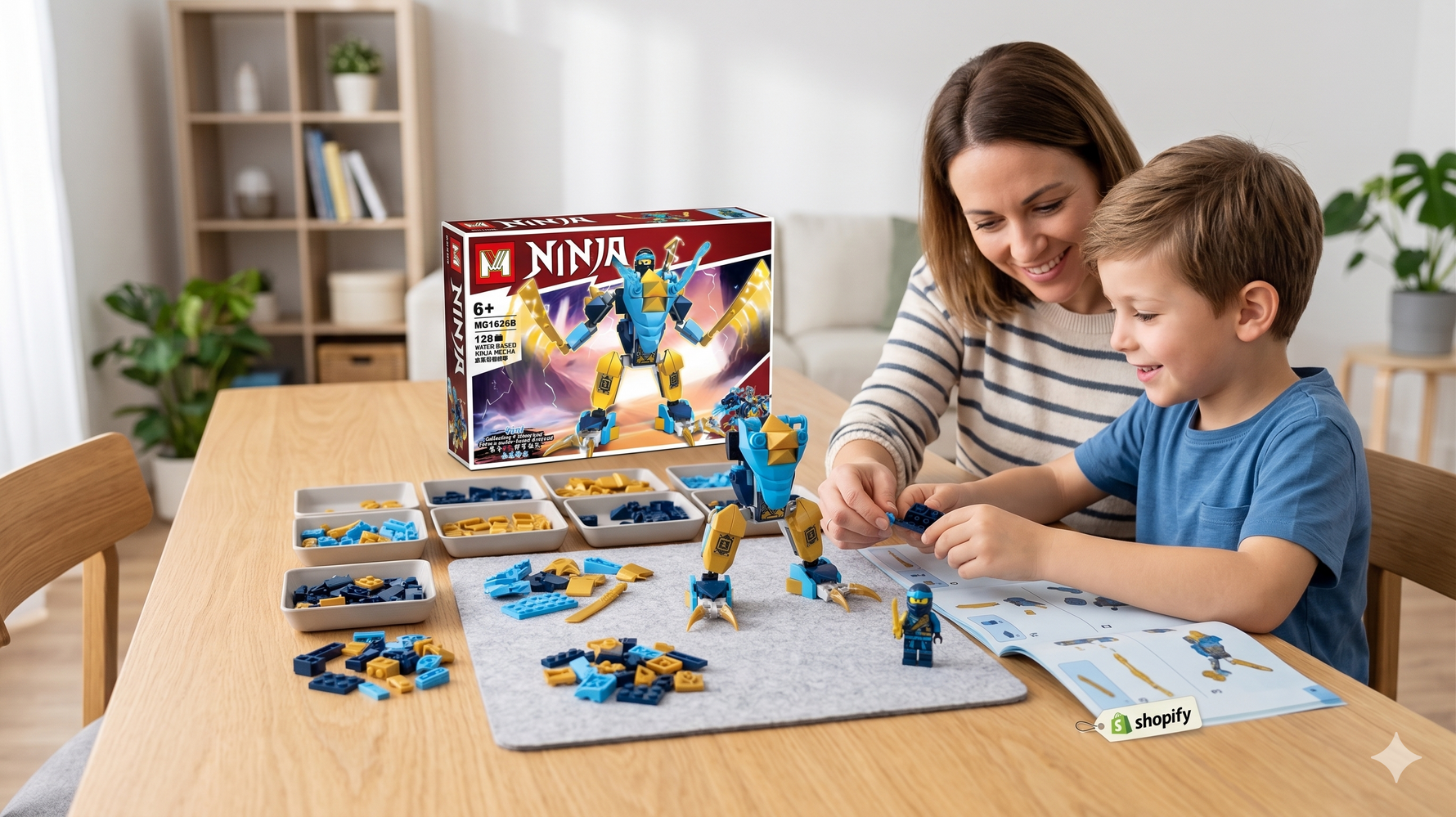 Ninja Mecha Water-Based Toy