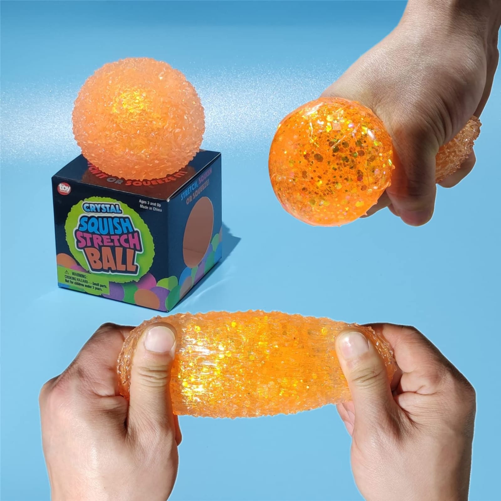 Crystal Squish Stretch Ball