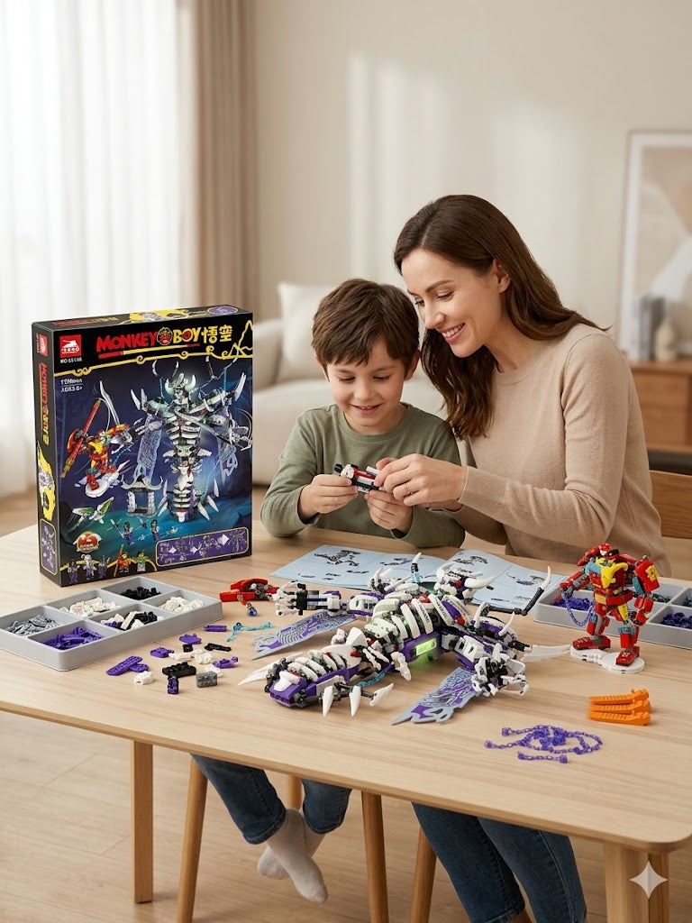 Monkey Boy Building Blocks