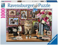 Ravensburger 1000-piece cats jigsaw puzzle box