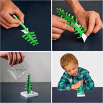 Child using the Crystal Garden Growing Kit