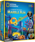 Blue Marble Glow-in-the-Dark Marble Run 50-piece set box
