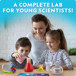 Child using the Junior Chemistry Lab Kit with included tools