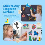 Glitter pen and brushes included in the Joyin craft kit