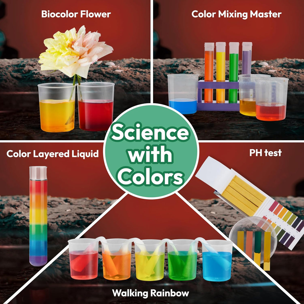 Klever Kits Amazing Science Kit, 85+ Experiments