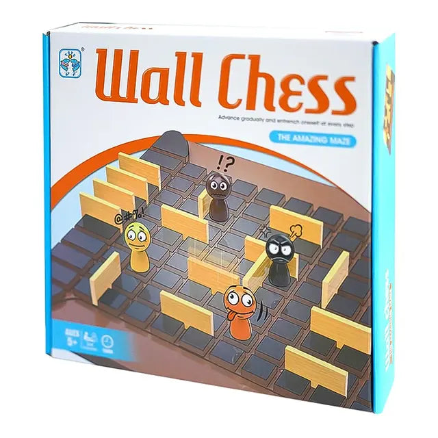 Wall Chess: The Amazing Maze Strategic Board Game