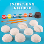 Painted planet models from the Blue Marble solar system kit