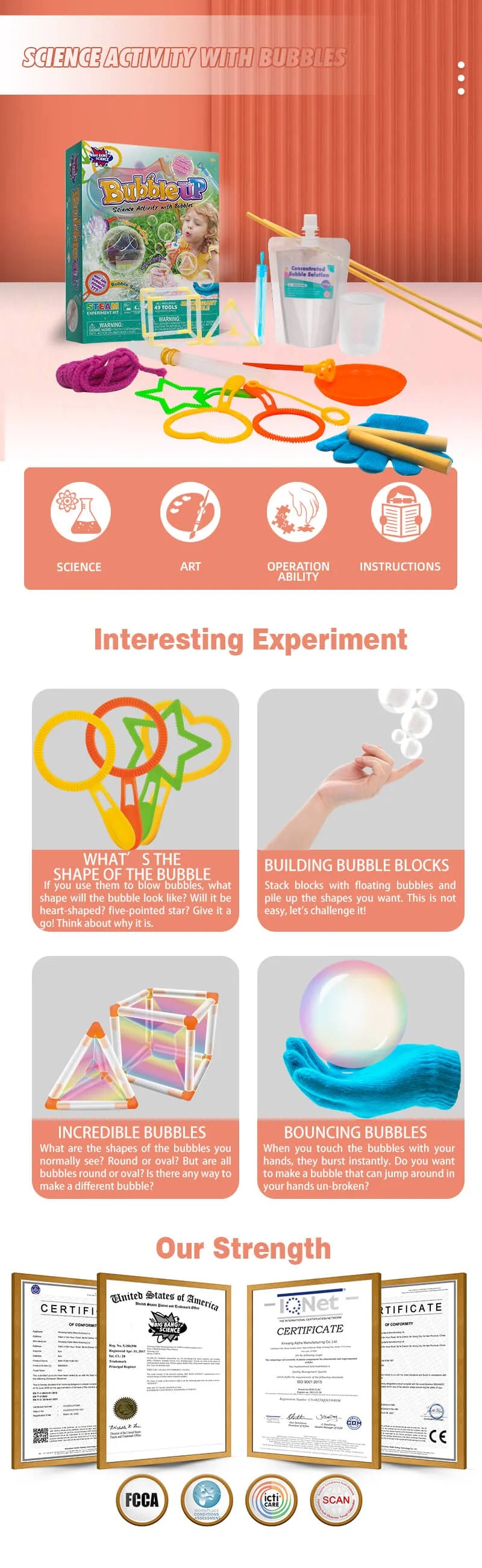 Bubble Up Bubble-Making Science Activity Kit