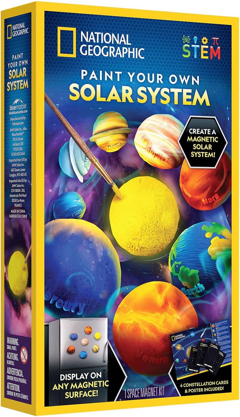 Blue Marble solar system 3D painting kit