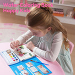 Klever Kits Glow-in-the-Dark Watercolor Animal Coloring Set