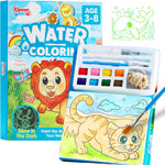 Klever Kits glow-in-the-dark watercolor animal coloring set