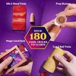 Klever Kits Magic Trick Kit, 180+ Tricks, Ages 7+