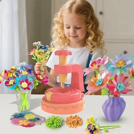 235-piece DIY flower-making craft kit