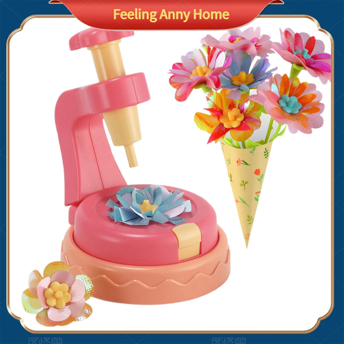 DIY Flower-Making Craft Kit, 235 Pieces