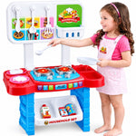 25-Piece Kids' Kitchen Playset with Lights and Sounds