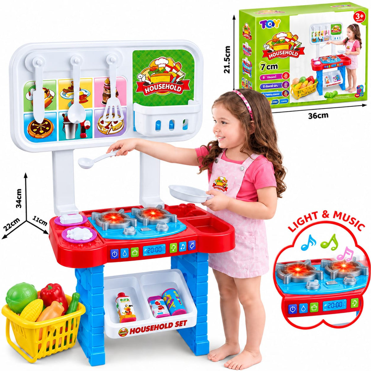 Kitchen playset components and accessories