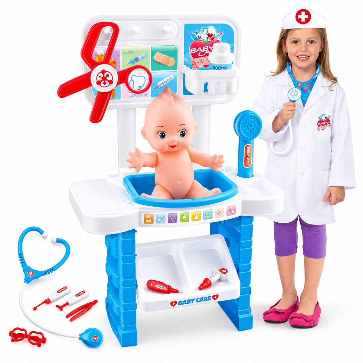 19-Piece Doctor Playset with Doll