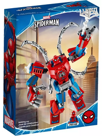 Spider-Man mech model building set with 166 pieces